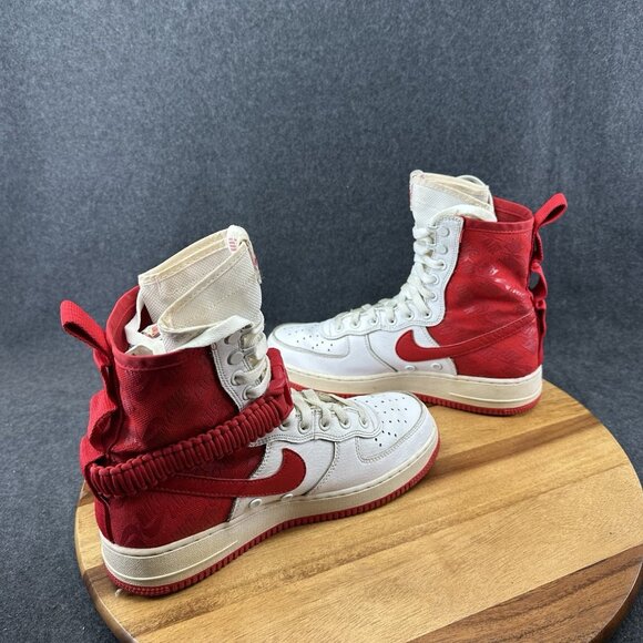 Nike SF AF 1 High White University Red Mens High Top Shoes US 8 Special Field - Picture 6 of 8